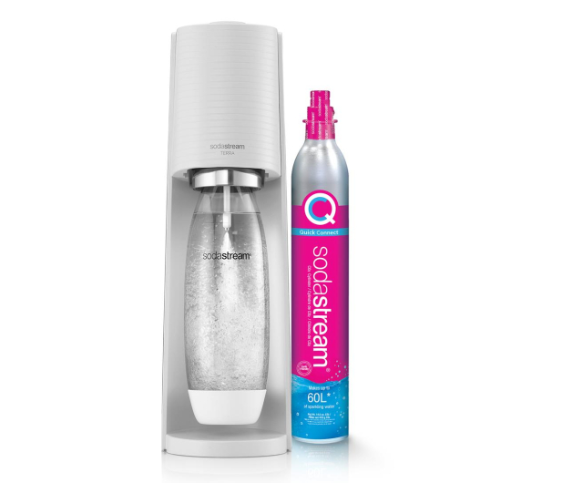SodaStream TERRA WHITE + BUTELKA MOB BLACK - 1034991 - zdjęcie 2